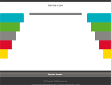 Tablet Screenshot of before.com